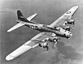 B-17 on bomb run