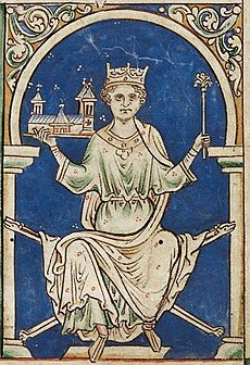 BL MS Royal 14 C VII f.9 (Henry III)