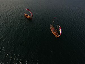 Balangay boats Aerials