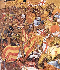 Batalla del Puig, San Jorge y Jaime I de Aragón