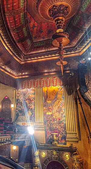 Beacon Theater left wall detail
