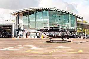 Bell 427 ZK-HVN at Mechanics Bay