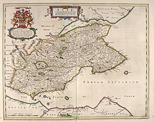Blaeu - Atlas of Scotland 1654 - FIFÆ VICECOMITATUS - Fife