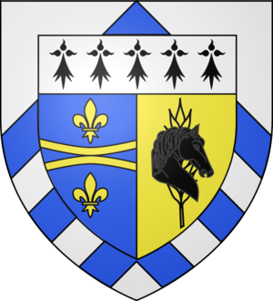 Blason ville fr Plounéventer (Finistère)