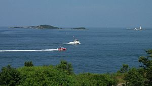 Brewster Islands in Boston Harbor