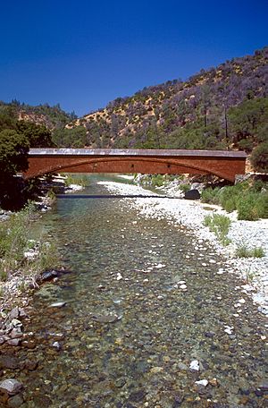 Bridgeport covered bridge Nevada County CA