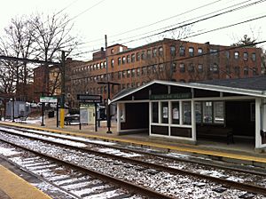 Brookline Village, Brookline, MA MBTA D-Train stop
