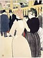 Brooklyn Museum - At the Moulin Rouge (Au Moulin Rouge) - Henri de Toulouse-Lautrec
