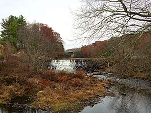 BrunswickDam on Moosup River MoosupValleyStateParkTrail-PlainfieldCT