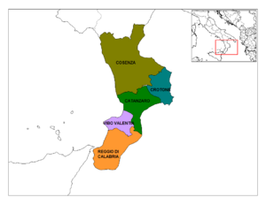 Calabria Provinces