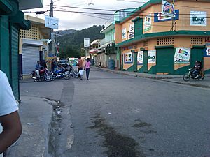 Cambita Garabitos Dominican Republic street.