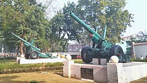 Cannons at Kargil Chowk, Bareilly Cantt