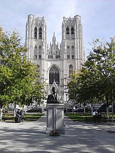 Cathedral in Brussels 01