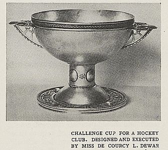 Challenge cup for a hockey club by de Courcy Lewthwaite Dewar