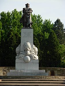 Christopher Columbus monument in Schenley Park 2