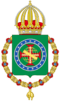 Coat of Arms of Pedro I of Brazil (Order of the Golden Fleece Variant).svg