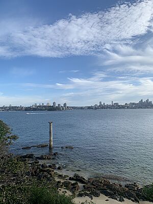Doric Column at Bradleys Head, Sydney