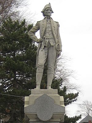 Edward Paine Statue in 2008