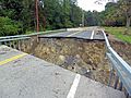 Forge Hill Road bridge washout after Hurricane Irene, New Windsor, NY