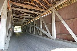 Forry's Mill Covered Bridge Inside 3000px