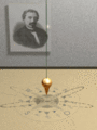 Foucault pendulum animated