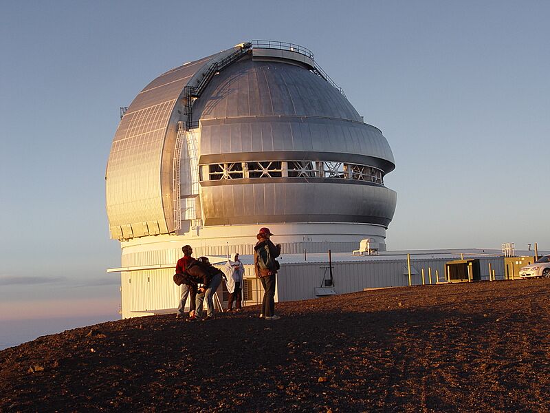 Gemini Observatory at sunset