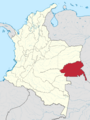 Guainia in Colombia (mainland)