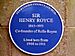 Henry Royces' Blue plaque in Quarndon.jpg
