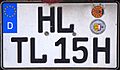 Historic license plates of Lübeck
