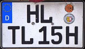 Historic license plates of Lübeck