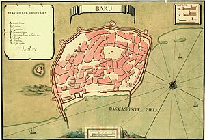 Historical map of Baku (cropped)