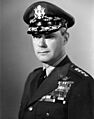 Hoyt Vandenberg, bw photo portrait, covered