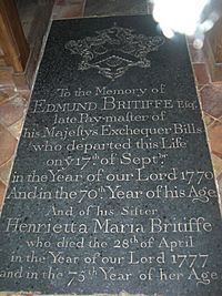 Hunworth Church slab