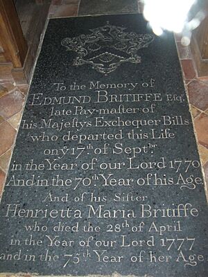 Hunworth Church slab