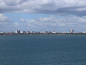 Iloilo Molo-Mandurriao skyline Iloilo Strait (Iloilo City; 11-28-2024)
