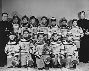 Indian Residential School hockey team