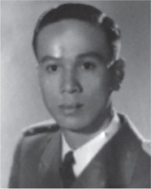 Infantry lieutenant Nguyen Van Thieu