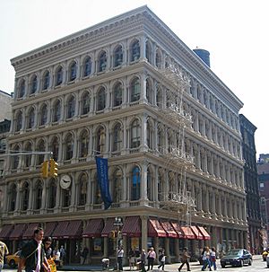 Iron cast building SoHo NYC