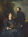 James Clark Maxwell and his wife by Jemima Blackburn
