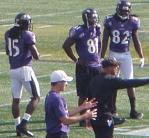 LaQuan Williams, Anquan Boldin, Torrey Smith