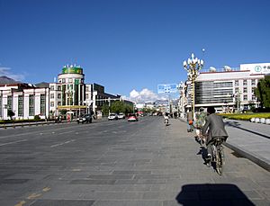 Lhasa from Potala place