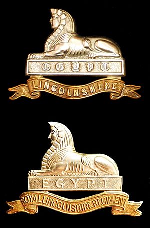 Lincolnshire Regiment & Royal Linconshire Regiment badges.jpg