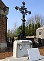 Lucheux cimetière (croix de fonte) tombe DONNETTE-HURET