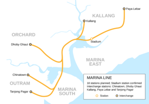 MRT Route Map MR