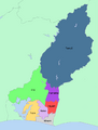 Map of wards of Hamamatsu