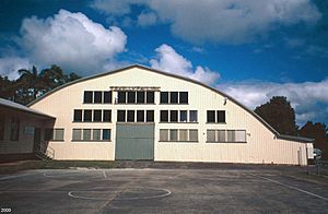 Merriland Hall (2000), rear of building