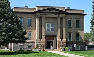 Morrill County, Nebraska courthouse from SE 2
