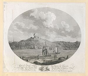 Mount Wise Fort, Plymouth Dock, by William Hay, 1780