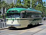 Muni 1040 at the Ferry Building, June 2017.JPG