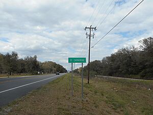 NB US 301 enters St Catherine, FL